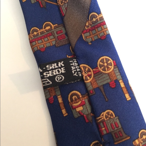 Vintage Ferragamo Silk Tie - Picture 5 of 6